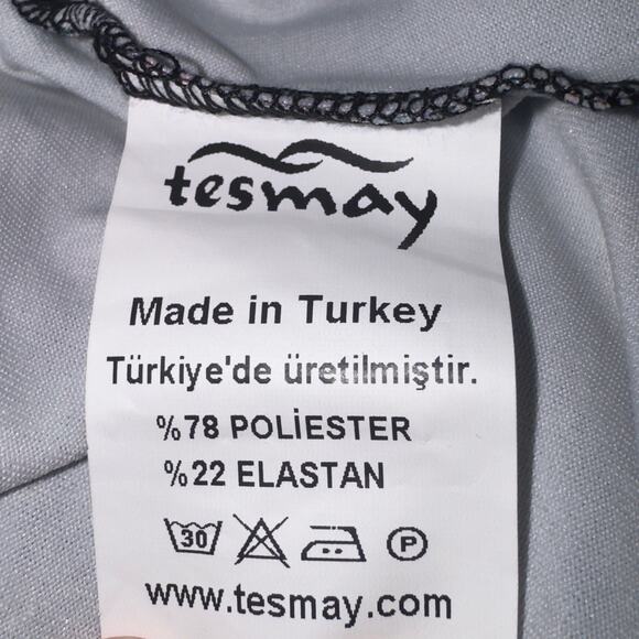 Tesmay Peacock Feather Print Modest Swim Dress women’s Size Large - Picture 6 of 6